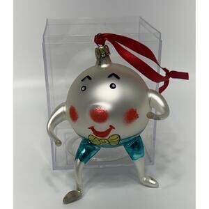 Elegance European Blown Glass Hand Painted Humpty Dumpty Ornament Trump Tower